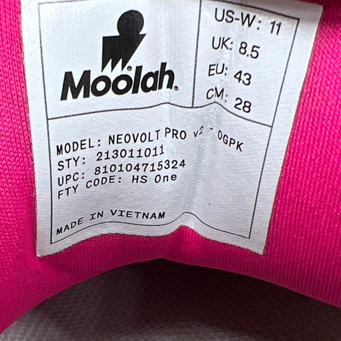 Moolah Neovolt Pro V2 Pink Orange White Basketball Shoes Women's Size 11