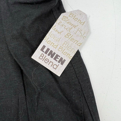 NWT For Cynthia Linen Blend Hooded Cowl Neck High Low Maxi Dress Sz L