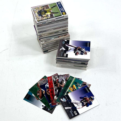 Large 8" Stack NFL Football Card Lot 500+ Cards Panini Topps Modern Bulk