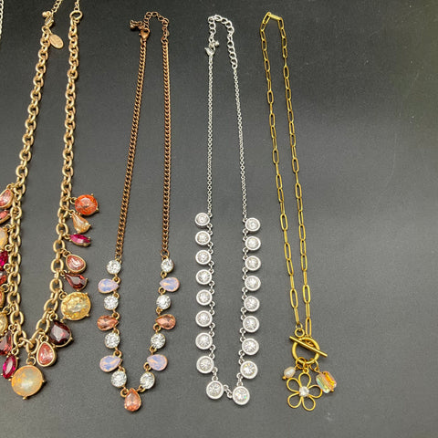 Ann Taylor Loft Fashion Jewelry Lot 7 Contemporary Necklaces Statement Beaded