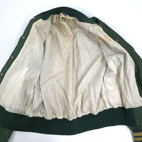 Vintage 1983 West Wind South '83 Satin Bomber Varsity Jacket Sz L