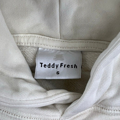Teddy Fresh Hoodie Lot Gray I Heart TF & White What Is Love Embroidered Size S