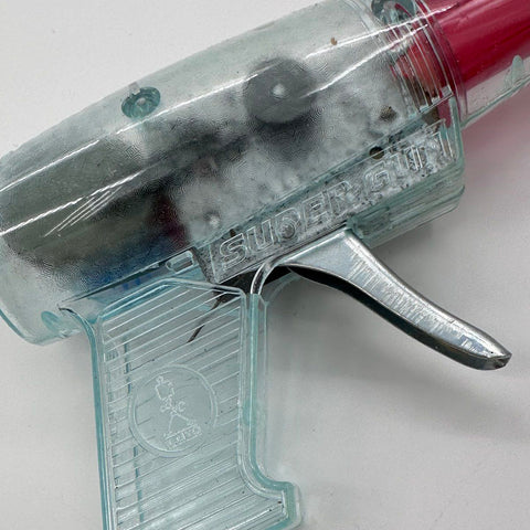Vintage Taiyo Super Gun G-65 Friction Powered Space Toy Japan Boxed For Repair