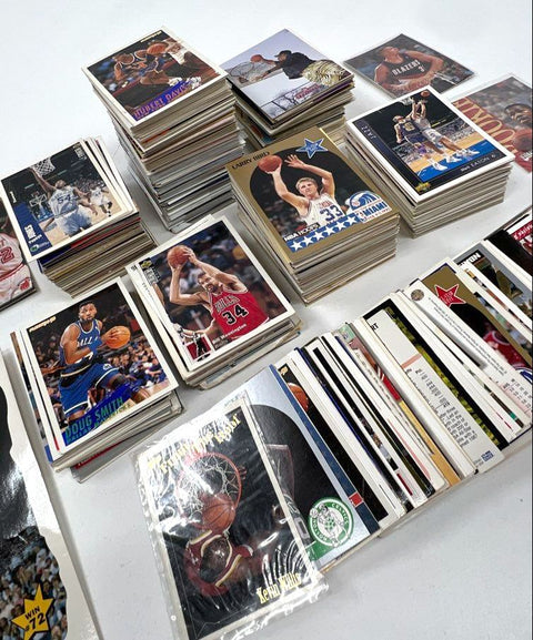 Basketball Card Lot 1990s NBA Fleer Hoops Upper Deck Approximately 250 Cards
