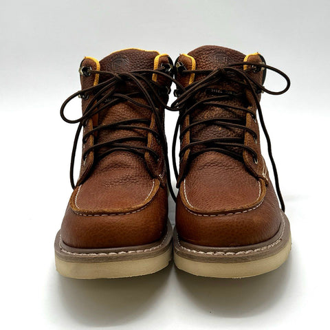 Noble Outfitters 65101 Brown Leather Moc Toe Steel Toe Work Boots Size 13R