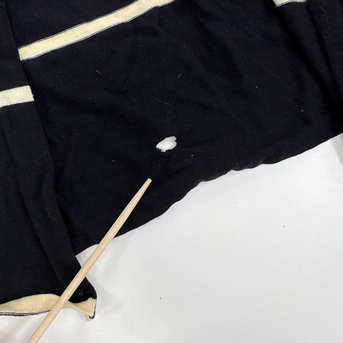 Escada Women's Vintage 90s Wool Sweater Set Black Mismatched Sz 38 44