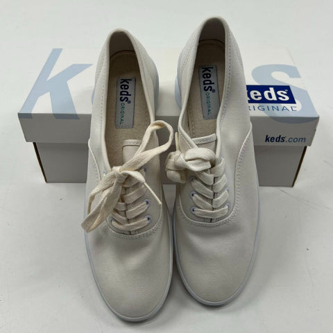 Vintage Keds Champion Oxford White Canvas Low Top Sneaker DS Womens Size 7.5