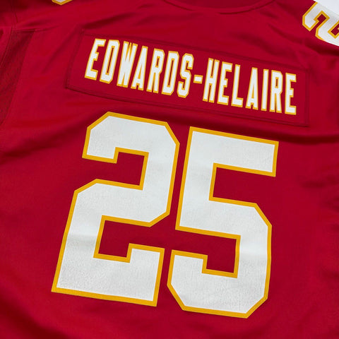 Nike Men's Kansas City Chiefs Clyde Edwards-Helaire #25 Red NFL Jersey Sz XXL