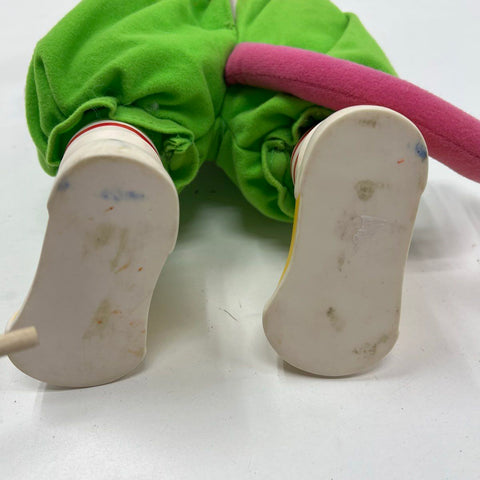 Vintage 1996 Bananas in Pajamas Rat in a Hat Purple Figure Doll Toy ABC TV