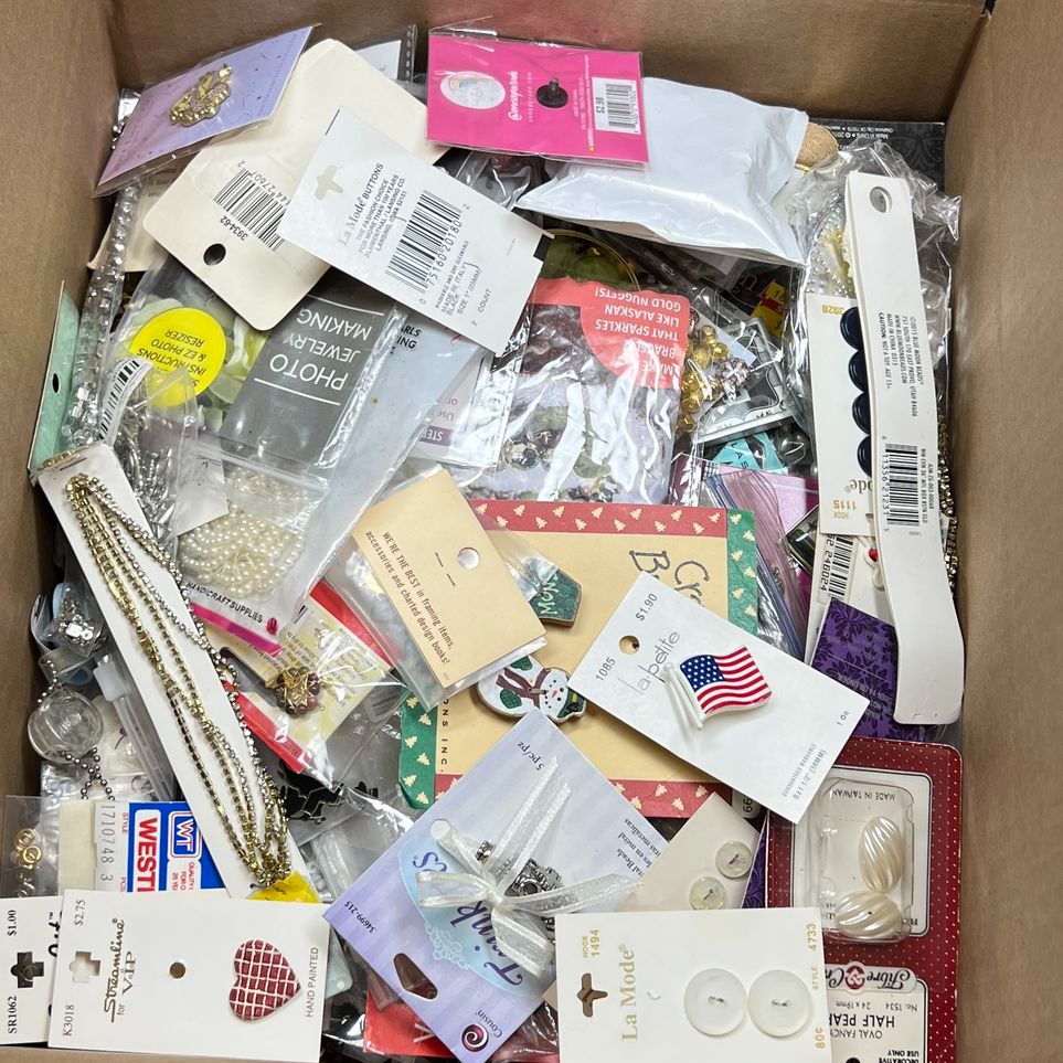 Assorted New Jewelry Craft Box Lot