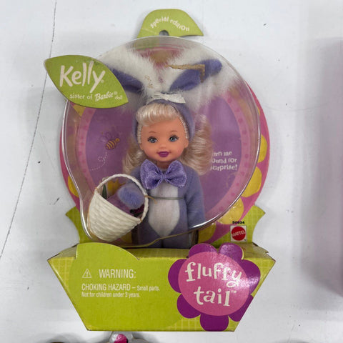 Barbie and Kelly Doll Lot Mattel Basic Fun 4 Pieces Sealed Vintage NIB