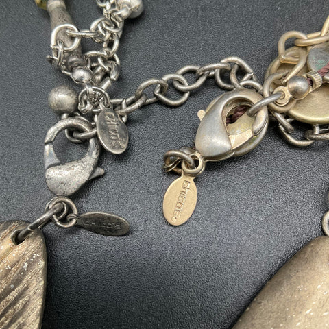 Chico's Fashion Jewelry Lot of 7 Necklaces Silver Gold Tone Beaded Charms
