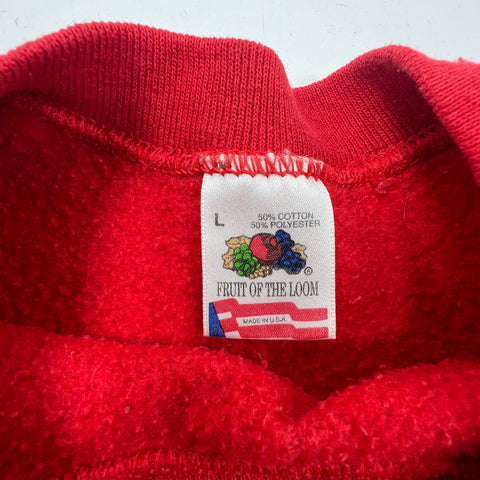 Vintage 1991 UNLV Runnin Rebels NCAA Sweatshirt Fruit of the Loom Made USA Sz L