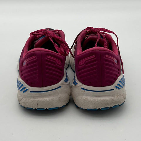 Brooks Adrenaline GTS 22 Pink Leopard Print Women's Running Shoes Size 8.5