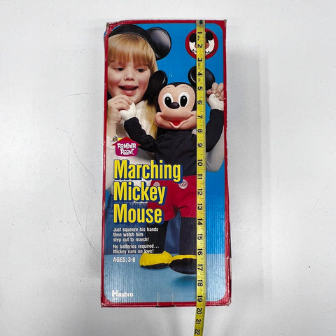 Vintage Hasbro Romper Room Marching Mickey Mouse Figure 19" Disney With Box CIB