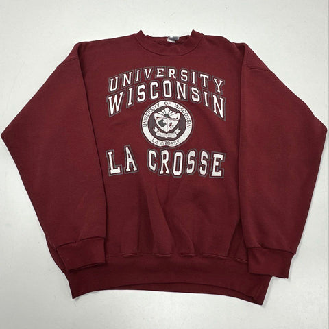 Vintage 90s Soffe University of Wisconsin La Crosse Crewneck Sweatshirt XXL