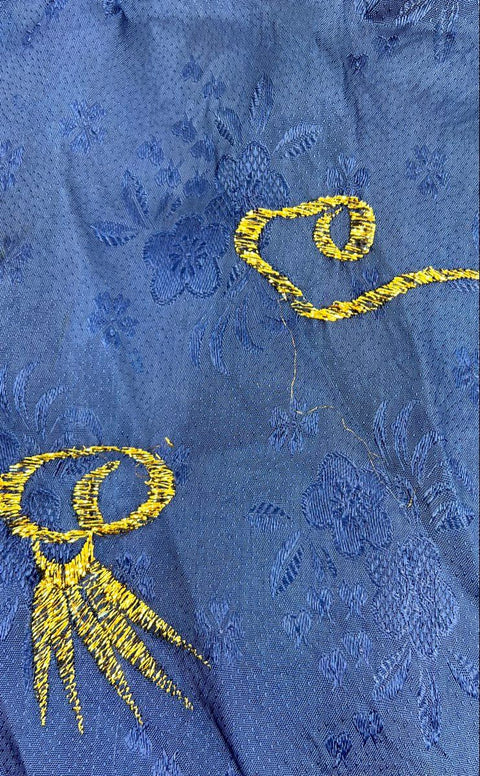 Vintage 60s AIC Japan Embroidered Dragon Kimono Robe Jacket Made in Japan Sz L