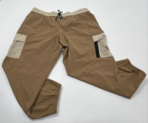 Nike Woven Cargo Pants Tan Beige Sportswear Joggers Elastic Waist Men's Sz XXL