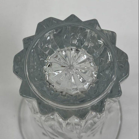 Vintage Cristal d'Arques Eternity 24% Lead Crystal Flared Flower Vase 12"