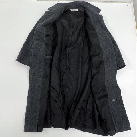 Vintage 80s Alorna Petite Wool Blend Long Overcoat Jacket Made in USA