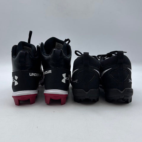 Nike Alpha & Under Armour Youth Athletic Field Cleats Lot Size 4Y 4.5Y