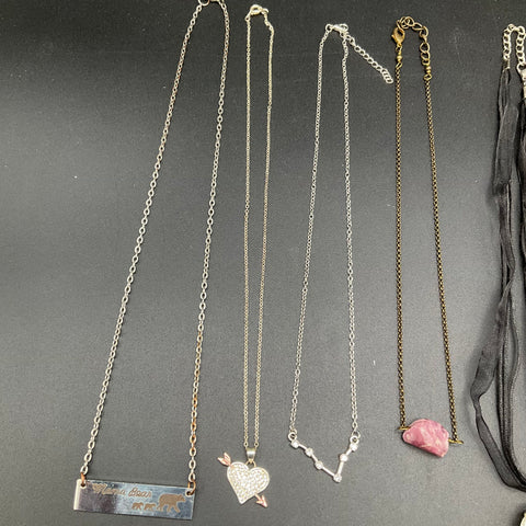 Michael Kors Jane Marie Fashion Necklace Jewelry Lot of 9 Gold Silver Tone
