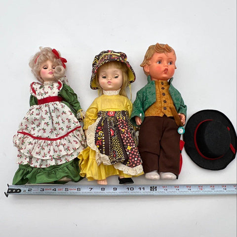 Vintage Doll Lot Effanbee Goebel Hummel Madame Alexander 5 Pieces With Papers