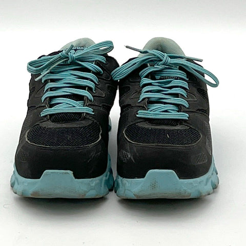 Timberland PRO Powertrain Alloy Toe Black Blue Work Shoe Women's Size 7M 92668