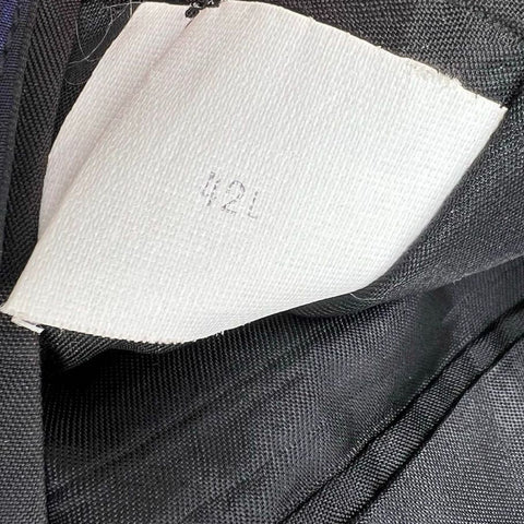 Vintage 80s Oliver Kent Micro Houndstooth Blazer Jacket USA Components Sz 42L