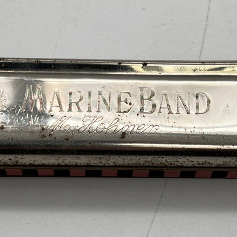 Hohner Marine Band Diatonic Harmonica Key of C Vintage Instructional Kit 1987