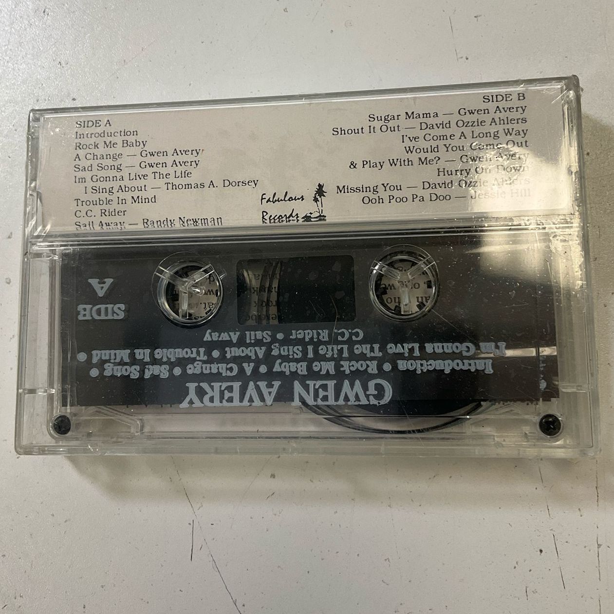 Gwen Avery Live At Ima Sealed Cassette Tape Fabulous Records Singer-Songwriter