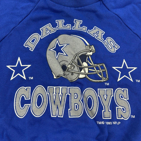 Vintage 1993 Dallas Cowboys NFL Kids Sweatsuit Set Made in USA Sz 24 MOS