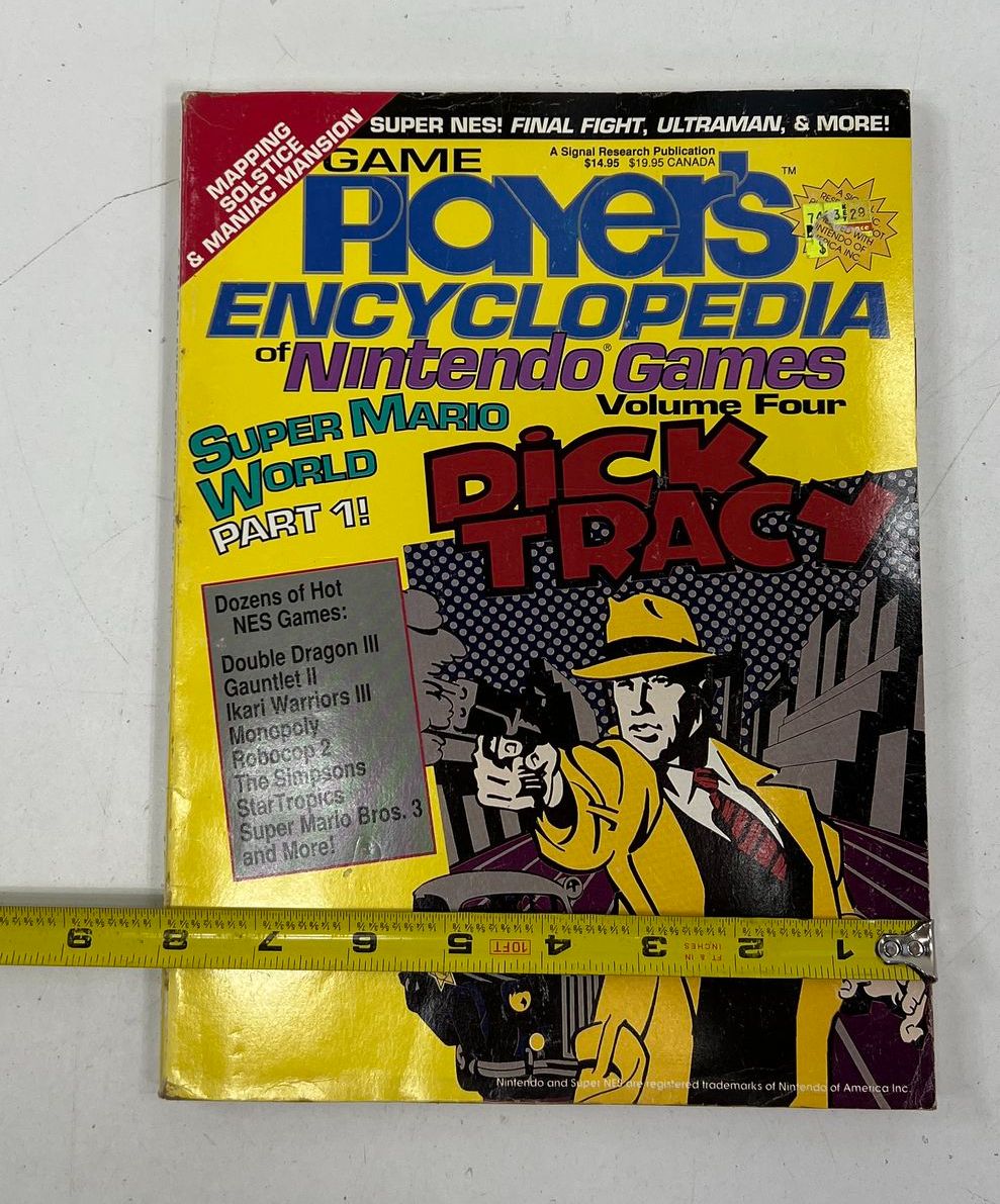 Player's Encyclopedia of Nintendo Games Volume Four 1991 Signal Research Book