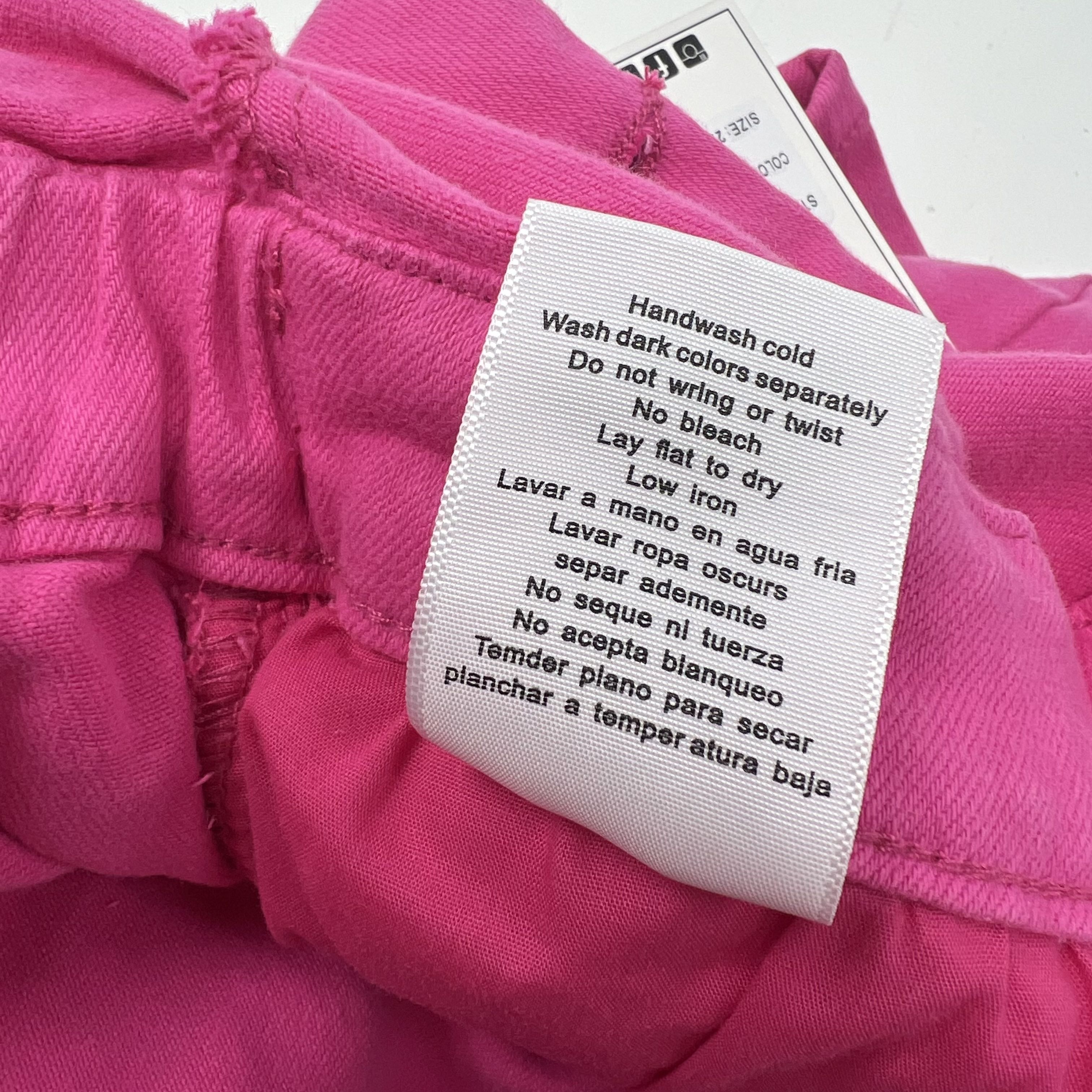 Judy Blue Garment Dyed Utility Flare Jumpsuit Hot Pink Women's Size 2XL NWT
