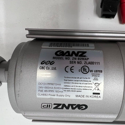 Ganz ZN-B2MAP PixelPro 2MP IP PoE IR Security Bullet Camera Weatherproof