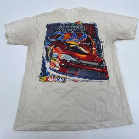 Vintage 2001 Daytona 500 The Great American Race T-Shirt NASCAR USA Made Sz L