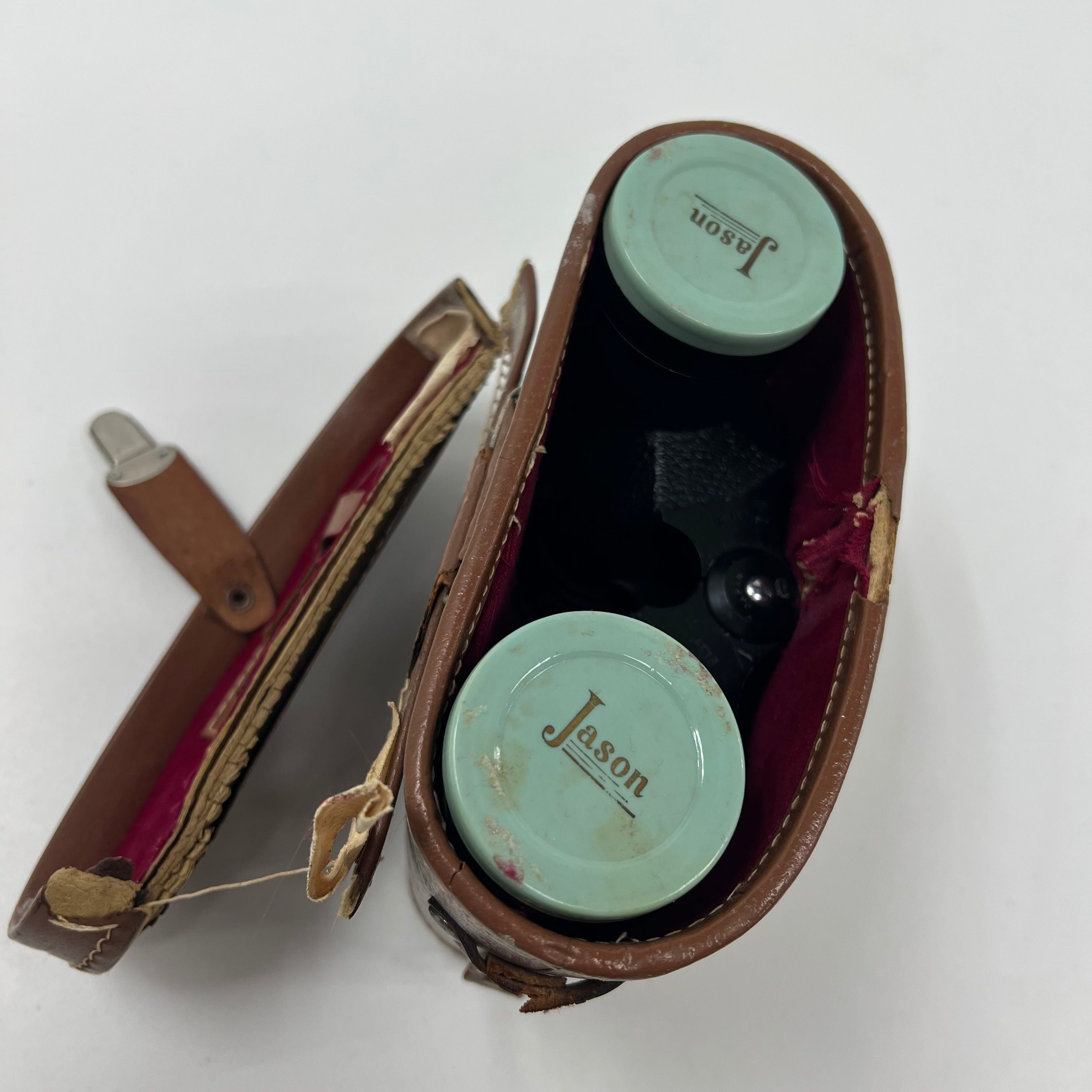 Vintage Jason Finest Precision Binoculars No. 60124445 7 X 35 with Case *Fair