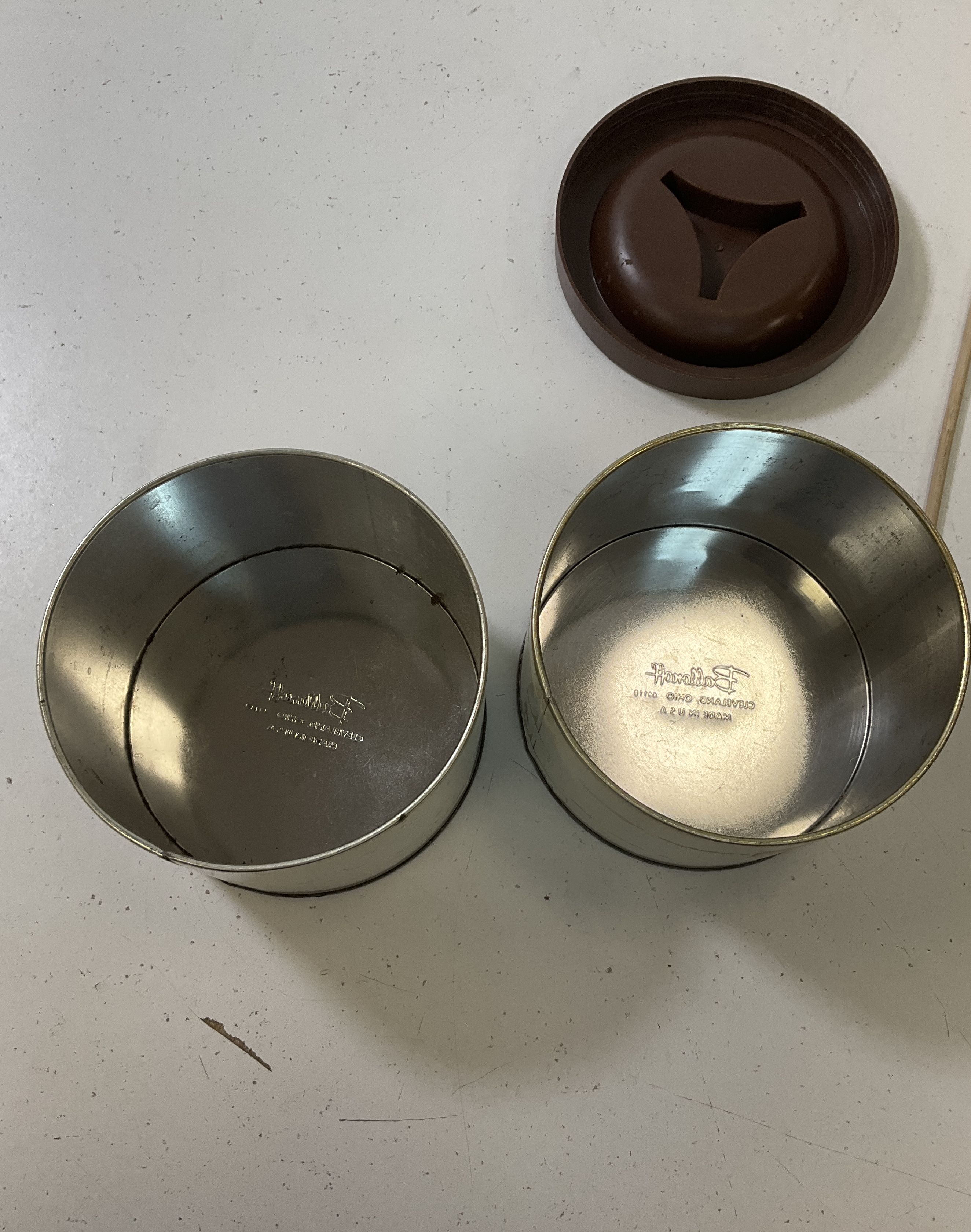 3 Vintage 1970s Ballonoff Veggie Spice O' Life Tin Metal Canister Set & Lids