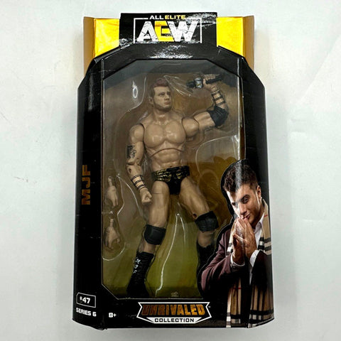 AEW Wrestling Figure Lot MJF Kenny Omega Akuma Britt Baker 3 Figures With Boxes