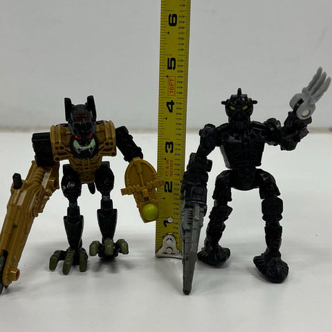 LEGO Bionicle + Transformers Movie Action Figure Lot of 7 Robots Hasbro 2000s