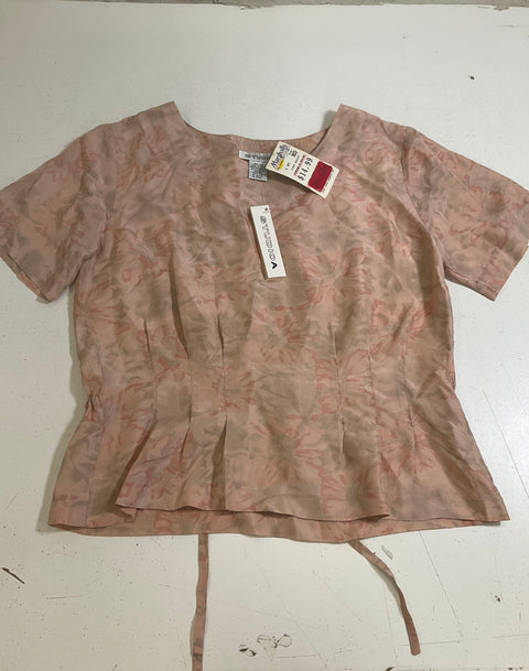 Lot 5 Vintage 80s 90s Tops Blouses NWT Silk Knit Cardigan Women's Mixed Sz