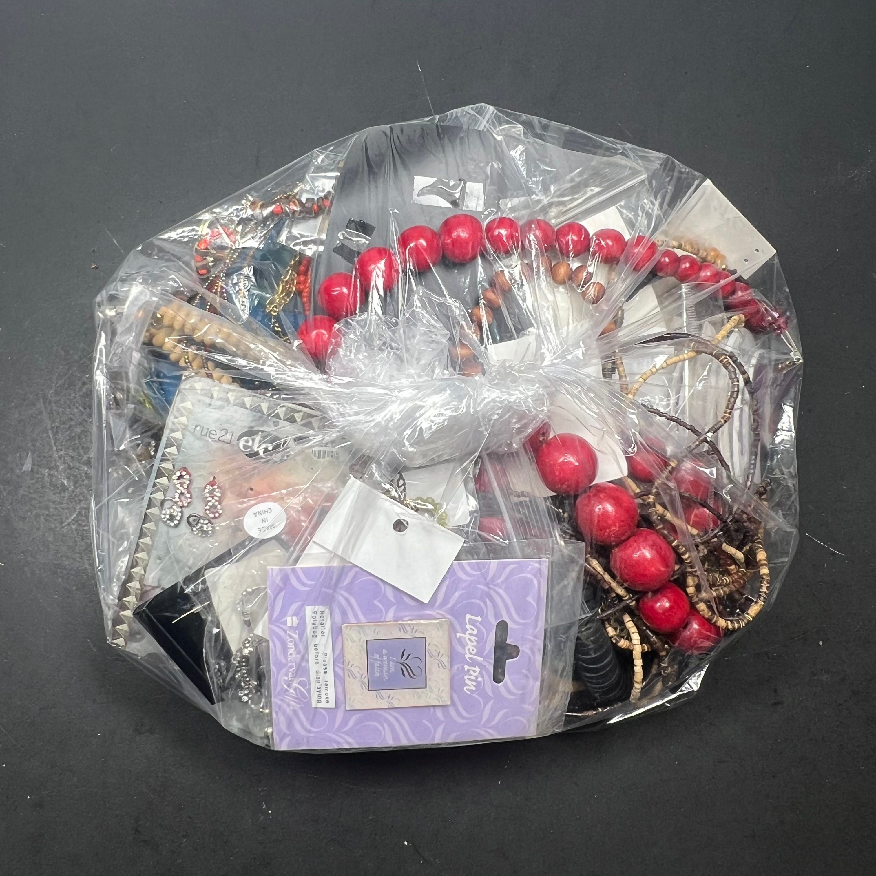 5LB Wearable Costume Jewelry Mixed Items Bag