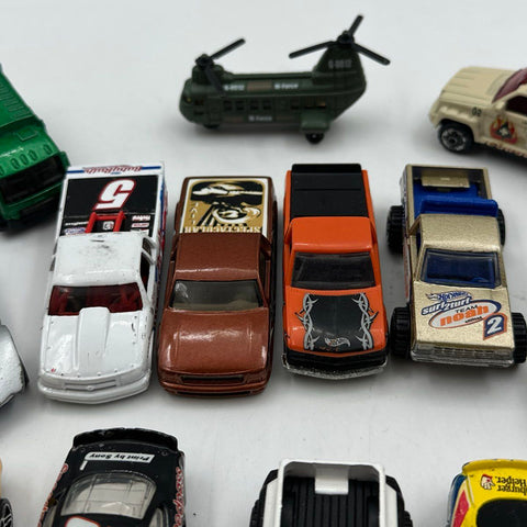 Hot Wheels Diecast Vehicle Lot Approximately 45 Cars NASCAR Tonka Matchbox