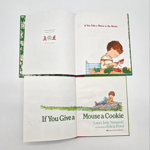 If You Give a Mouse a Cookie 4 Book Set HarperCollins Numeroff Hardcover