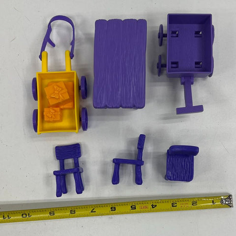 Vintage 90s Fisher Price Winnie The Pooh Picnic Playset Lot w/ Extra Figures