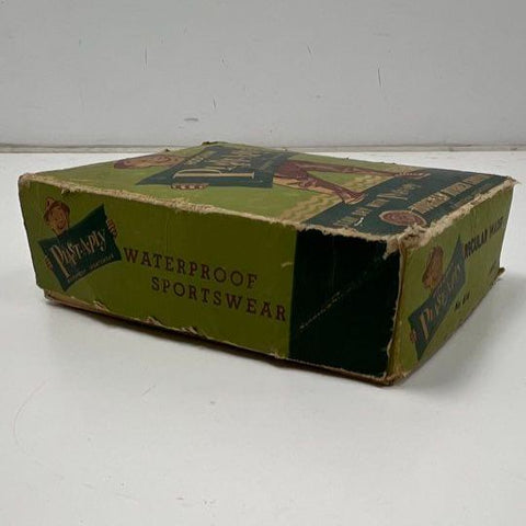 Vintage 50s Hodgman Plast-A-Ply No 614 Fishing Waders NOS NIB Sz Large USA