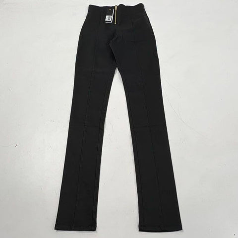 All Things Golden Women's The Second Skin Pant Black High Waist Zipper NWT S