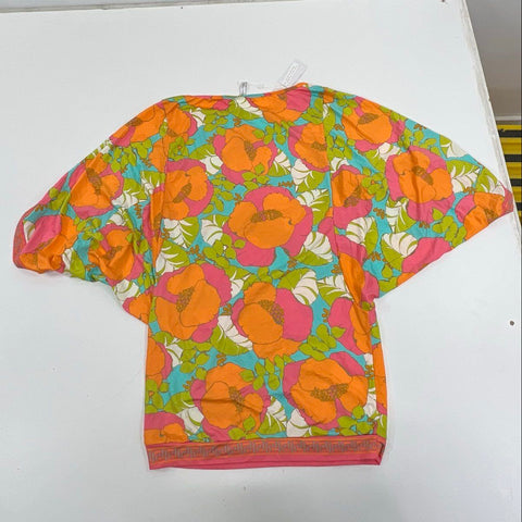Trina Turk Women's Floral Swim Cover Up Tunic Split Sleeve NWT Sz XL