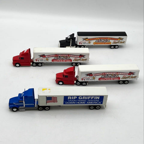 Road Champs Ertl Diecast Semi Truck Lot 4 Walcott Truckers Jamboree Rip Griffin