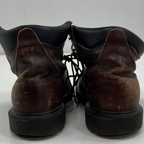 Red Wing 2406 SuperSole 6" Brown Leather Safety Toe Work Boots Size 10.5 E2
